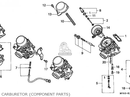 Honda cbr600f parts list #2