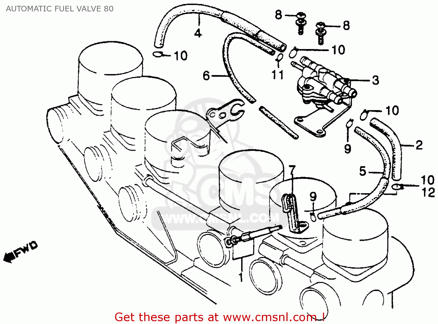 Honda automatic fuel valve #6