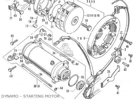 Honda Cd K General Export Parts Lists And Schematics