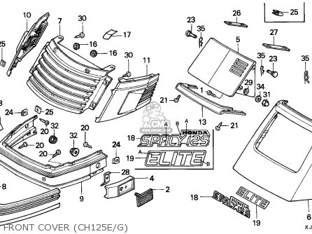 1986 Honda spacy parts #6