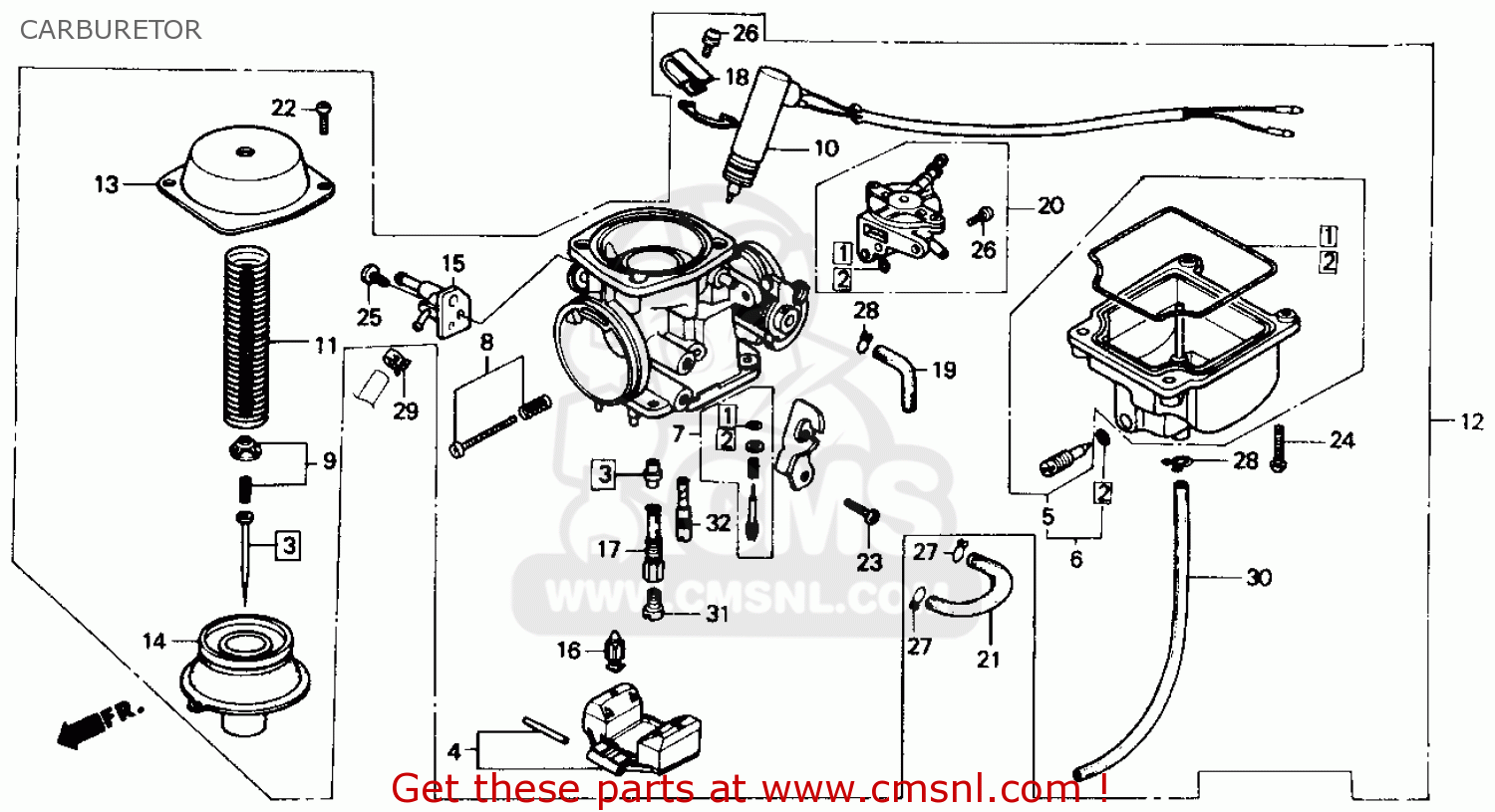 1986 Honda civic carburetor diagram #6