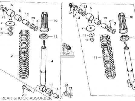 Ch250 honda rear shocks #2