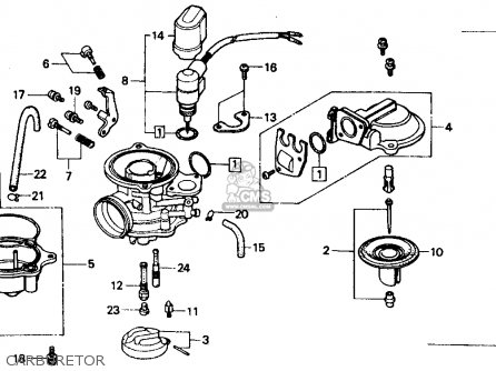 Honda elite 80 carburetor clean #2