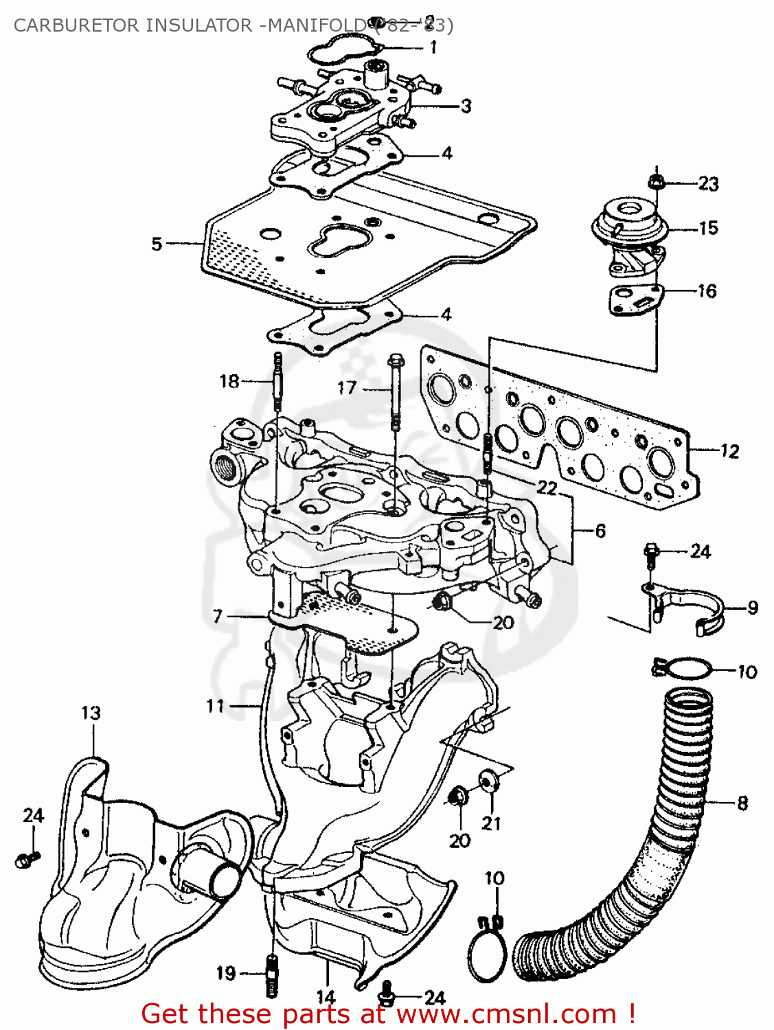 Honda civic carburetor diagram #5