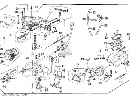 1985 Honda civic dx carburetor #5