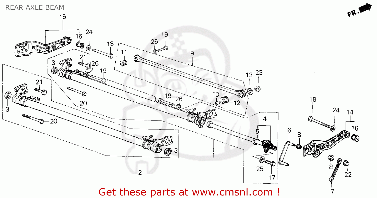 Honda civic rear axle #4