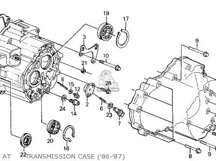 Honda civic cracked transmission case #4