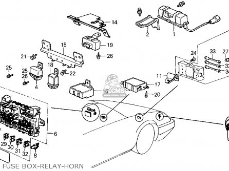 1987 Honda civic fuses #7