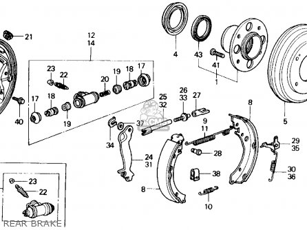 1994 Honda civic dx rear brakes #6