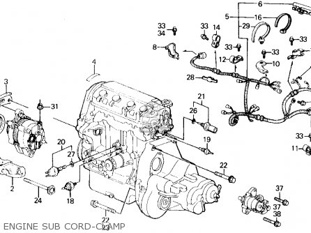 Honda Civic 1989 3dr Std (ka,kl) parts list partsmanual ... 2006 honda s2000 fuse panel diagram 
