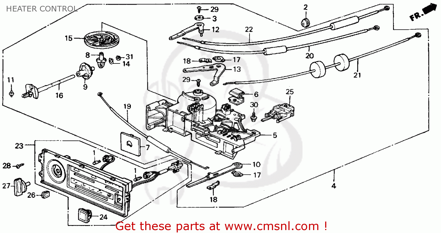 1989 Honda civic lx parts #3