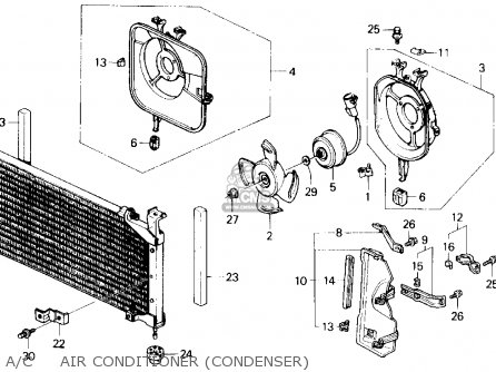 Honda civic dx air conditioner #5