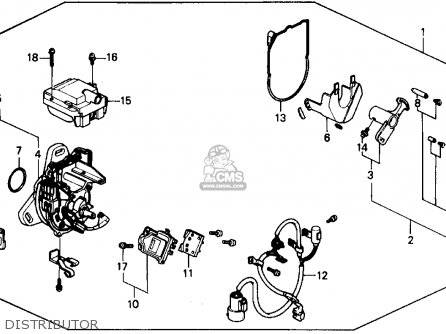 1990 Honda civic dx distributor #7