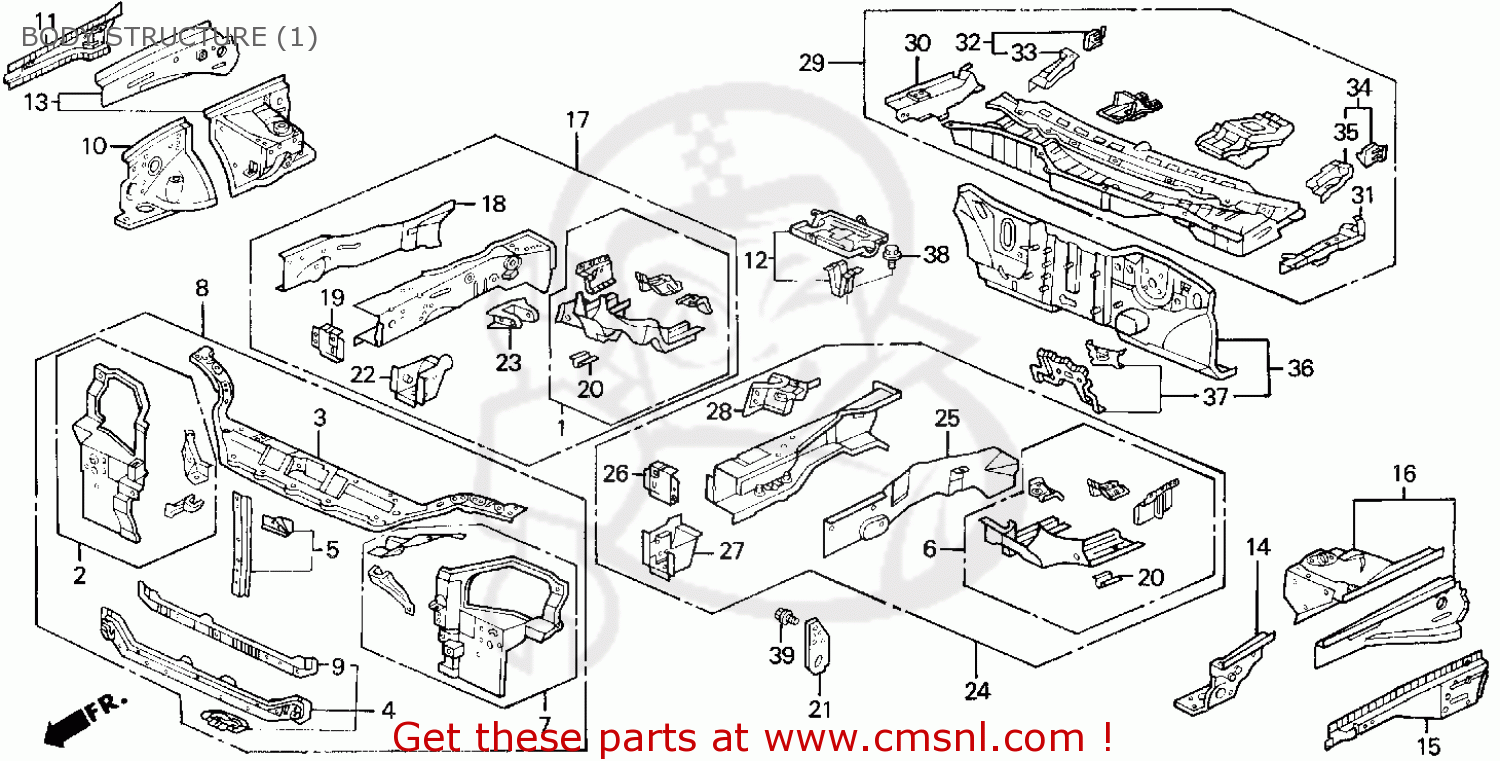 1994 Honda civic parts list #4