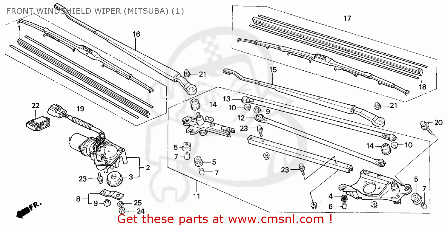 1995 Honda civic ex windshield #7