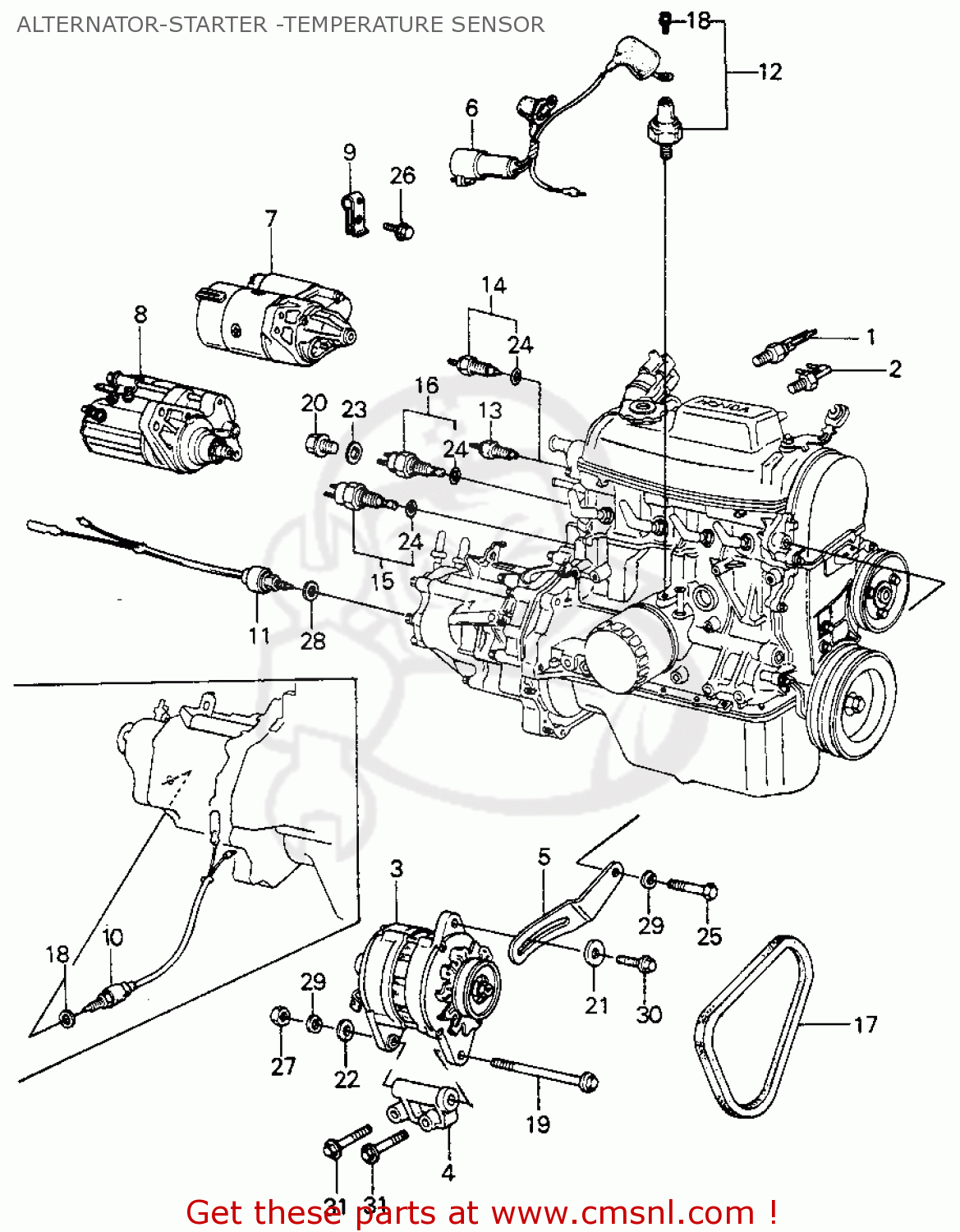 1989 Honda accord alternator problems #5