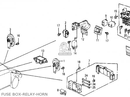 1987 Honda civic fuses #4