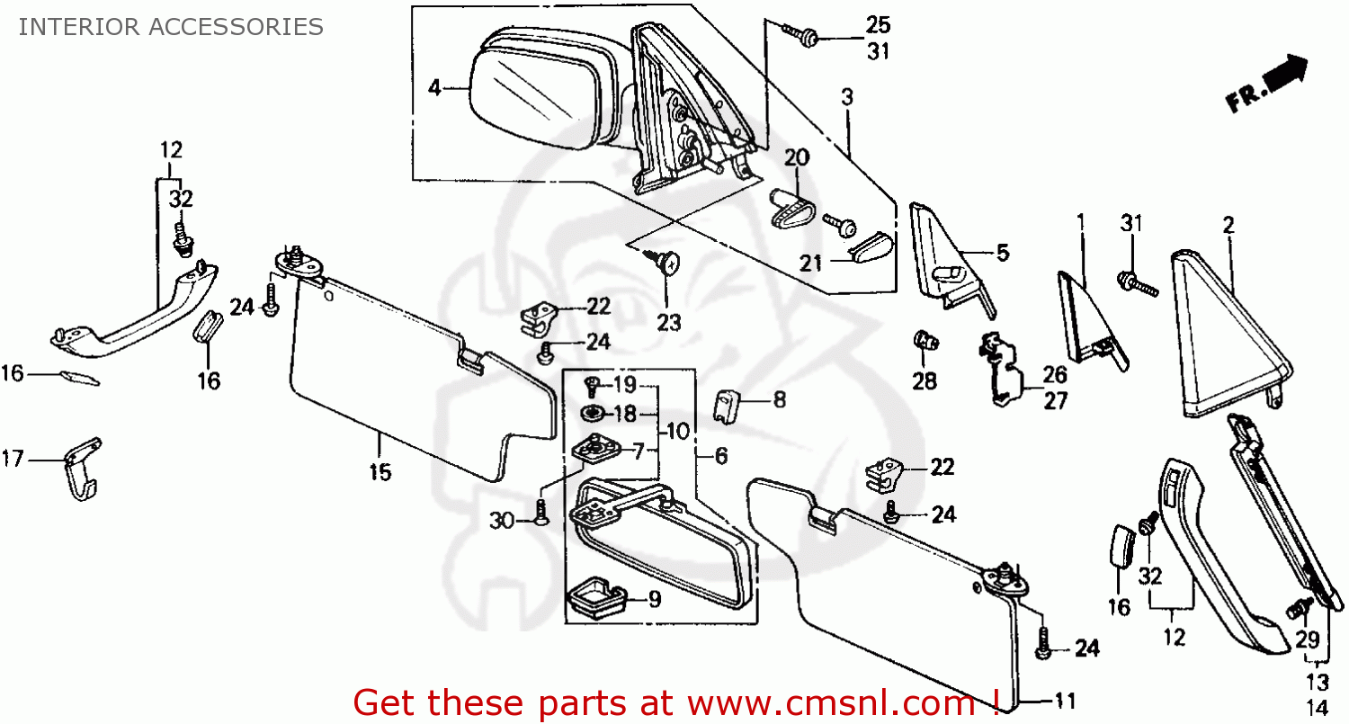 1988 Honda civic wagon parts