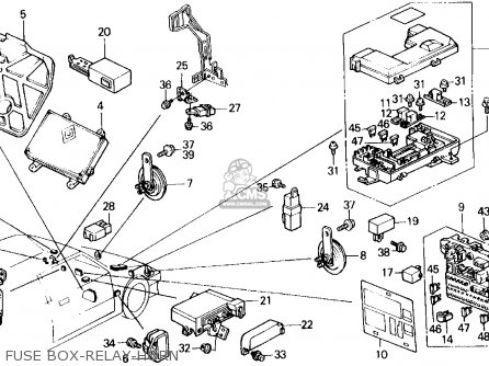 Honda civic 1988 fuel pump relay #7