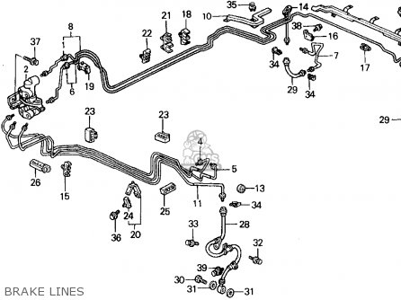 1990 Honda civic exhaust diagram #5