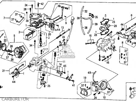1986 Honda civic carburetor mount flange #5