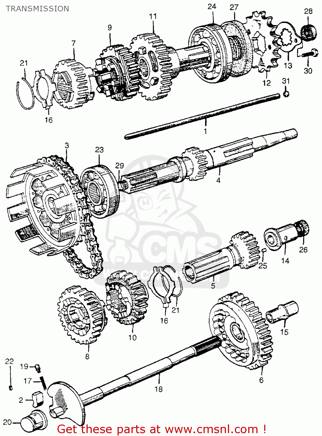 Cl77 honda part replacement #2