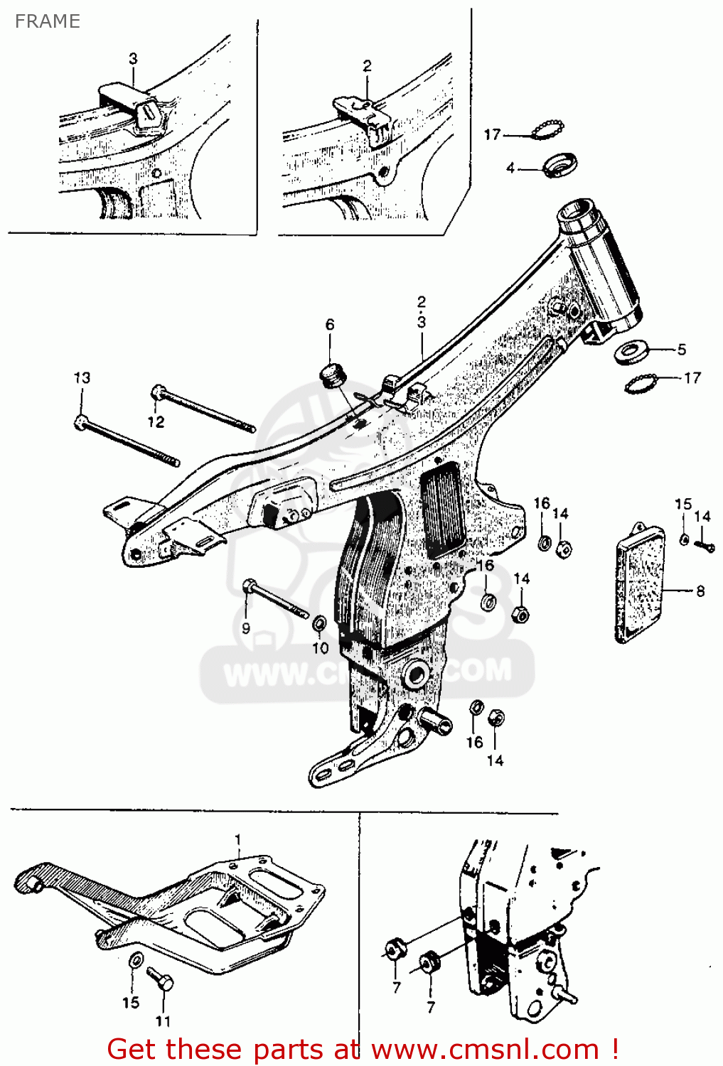 honda cl90 parts