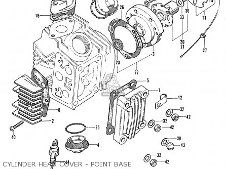 Honda Cl Scrambler General Export Type Parts Lists And Schematics