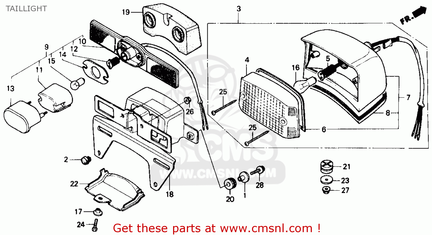 1985 Honda rebel parts #4