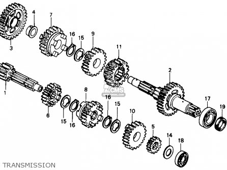 1985 Honda rebel transmission #7