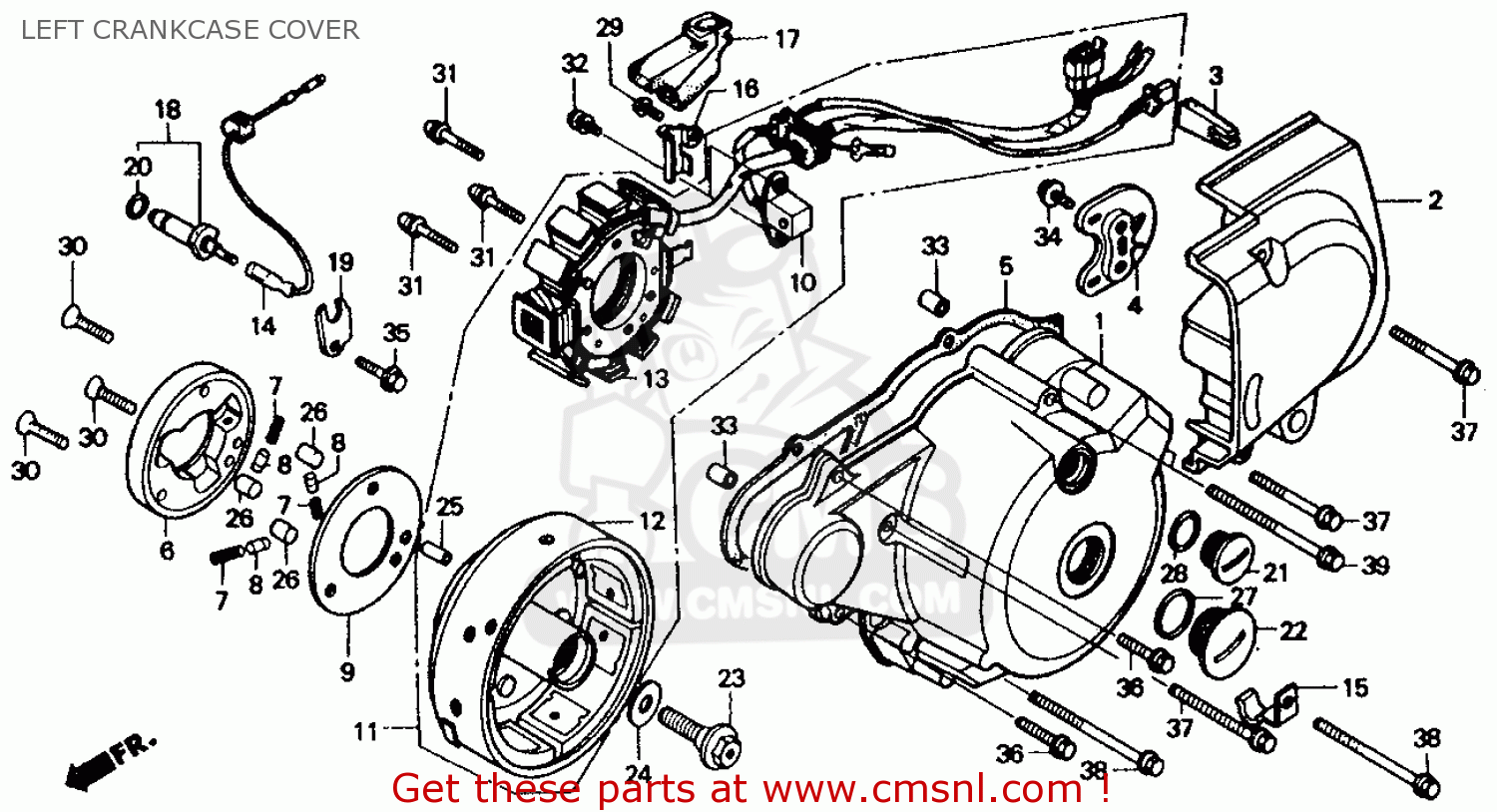 Honda rebel 250 parts diagram #7