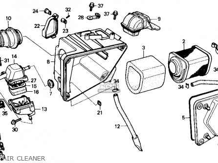 Air cleaner honda rebel #3