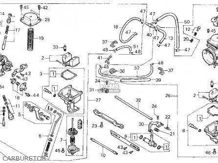 1986 Honda rebel 450 carb rebuild kit #4