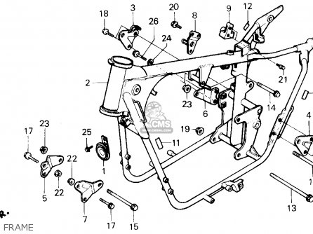 Honda Cmx450c Rebel 450 1986 Usa parts list partsmanual partsfiche
