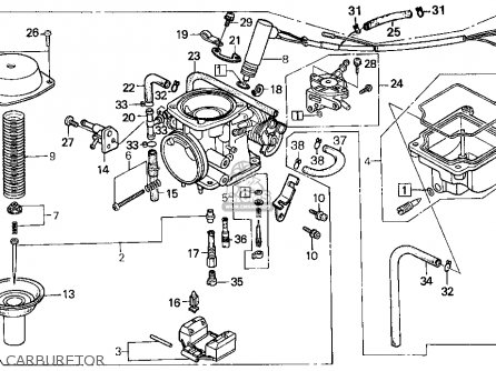 Honda Cn250 Helix 1993 (p) Usa parts list partsmanual partsfiche