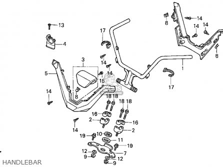 Honda Cn250 Helix 1993 (p) Usa Parts List Partsmanual Partsfiche