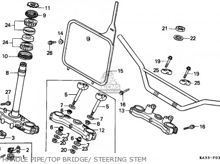 1989 Honda cr125r parts #6