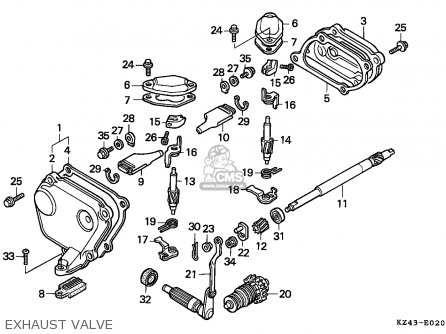 1993 Honda cr 125 parts diagram #6