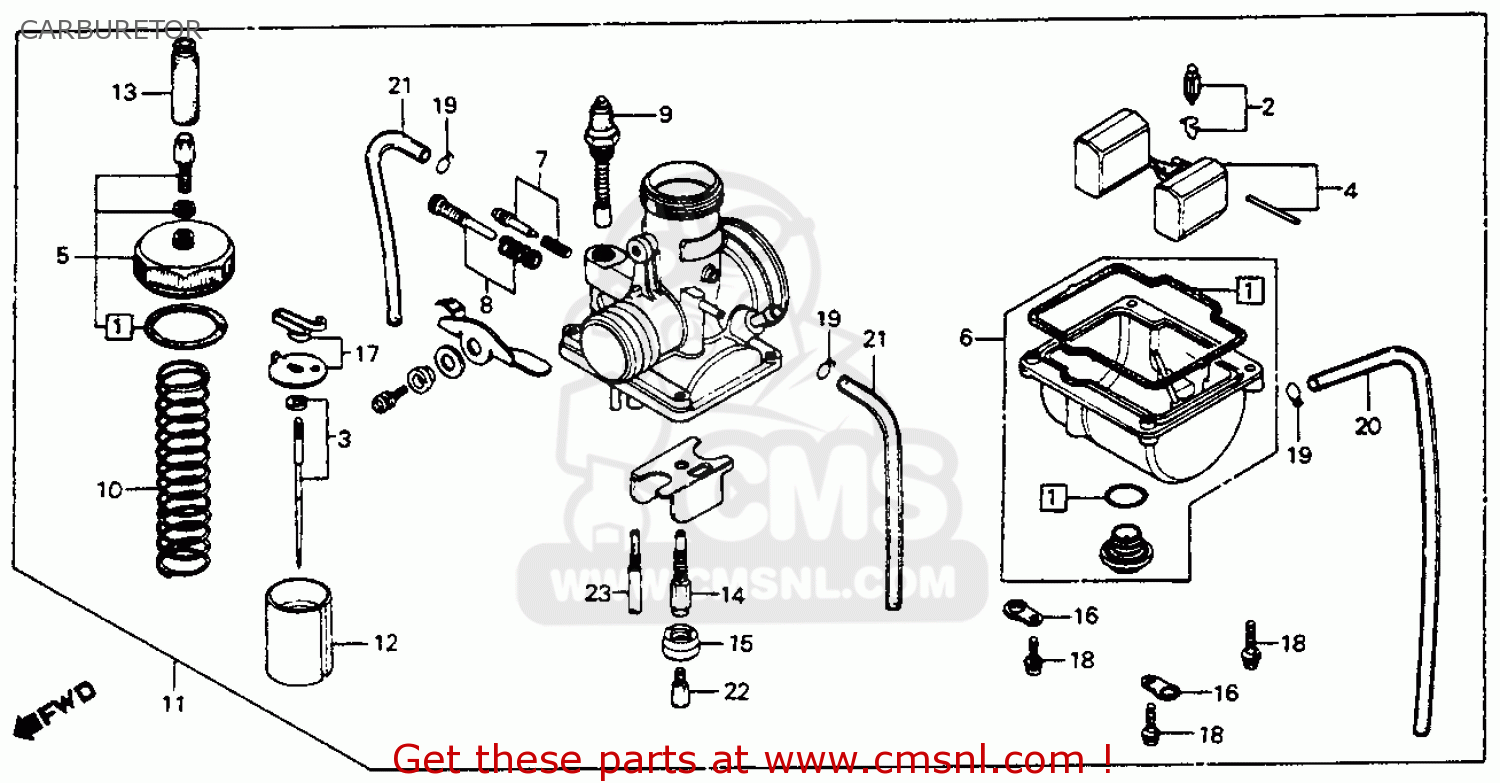 1983 Honda cr125r parts #4