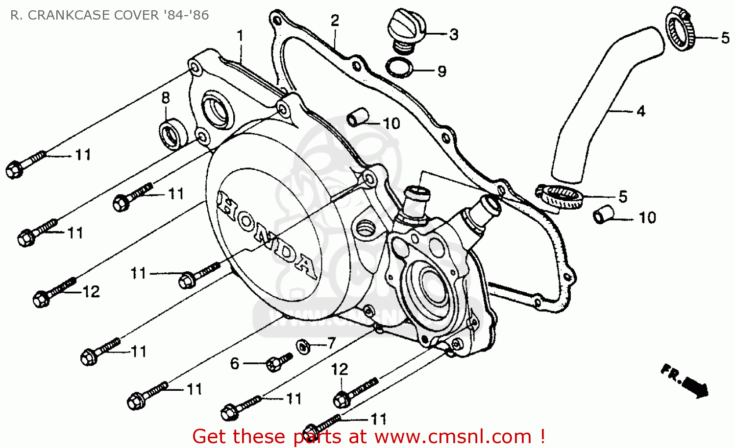 1985 Honda cr250 parts #4