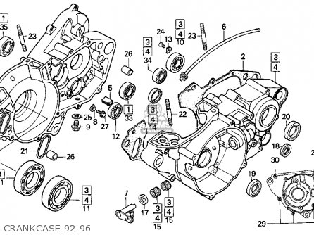 1993 Honda cr250r parts #7