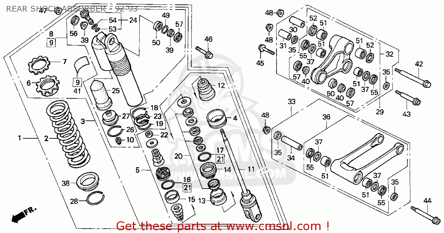 Honda cr250 parts diagram #6