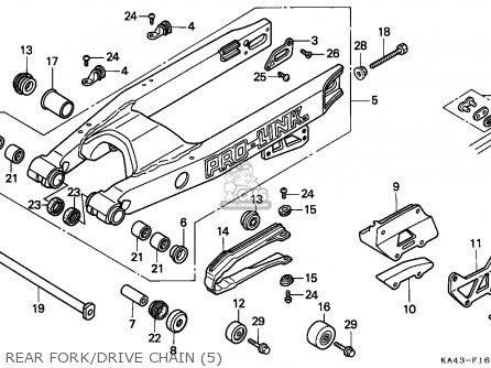 Honda cr250r elsinore parts #4