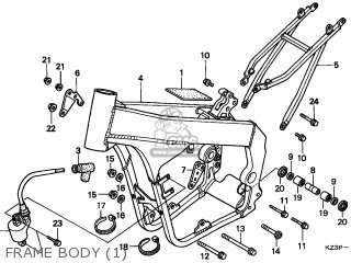 Honda Cr R Elsinore V European Direct Sales Cmf Parts Lists