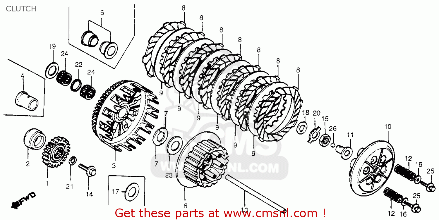 Honda cr 480 parts #5