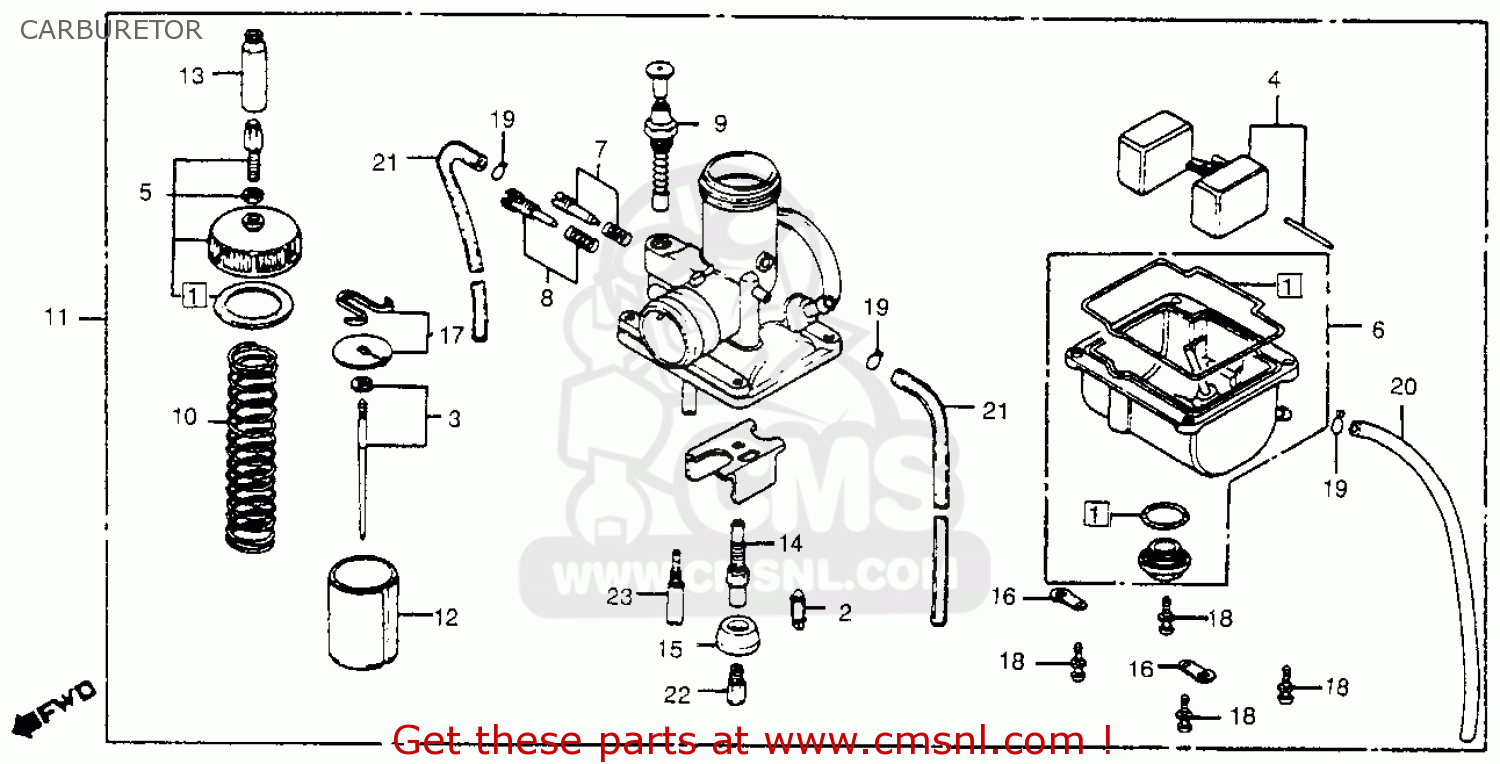 Honda cr 480 parts #7