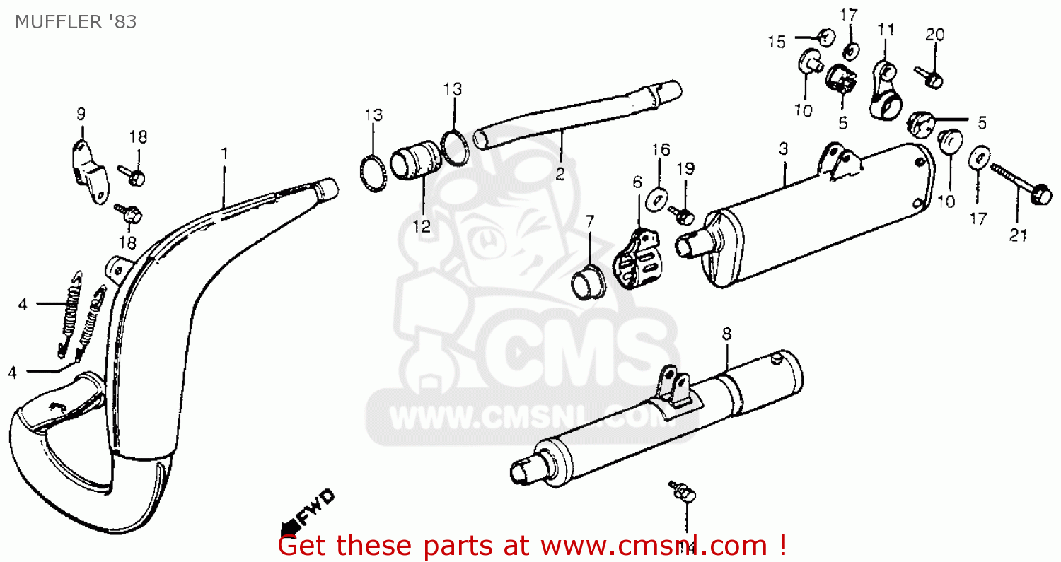 Honda cr 480 parts #4