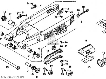 1989 Honda cr500r parts #7