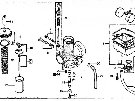 1980 Honda cr80r carburetor #3