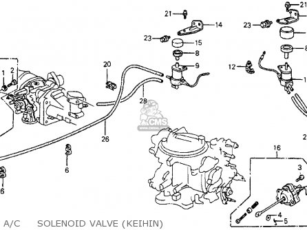 1987 Honda crx hf body parts #7